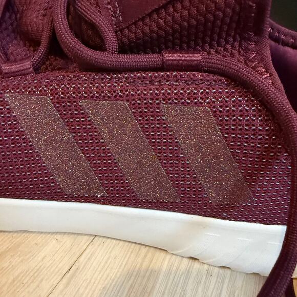 Adidas Kaptir X women’s running shoes 11 Burgundy Wine NEW EF0078 - Picture 9 of 12